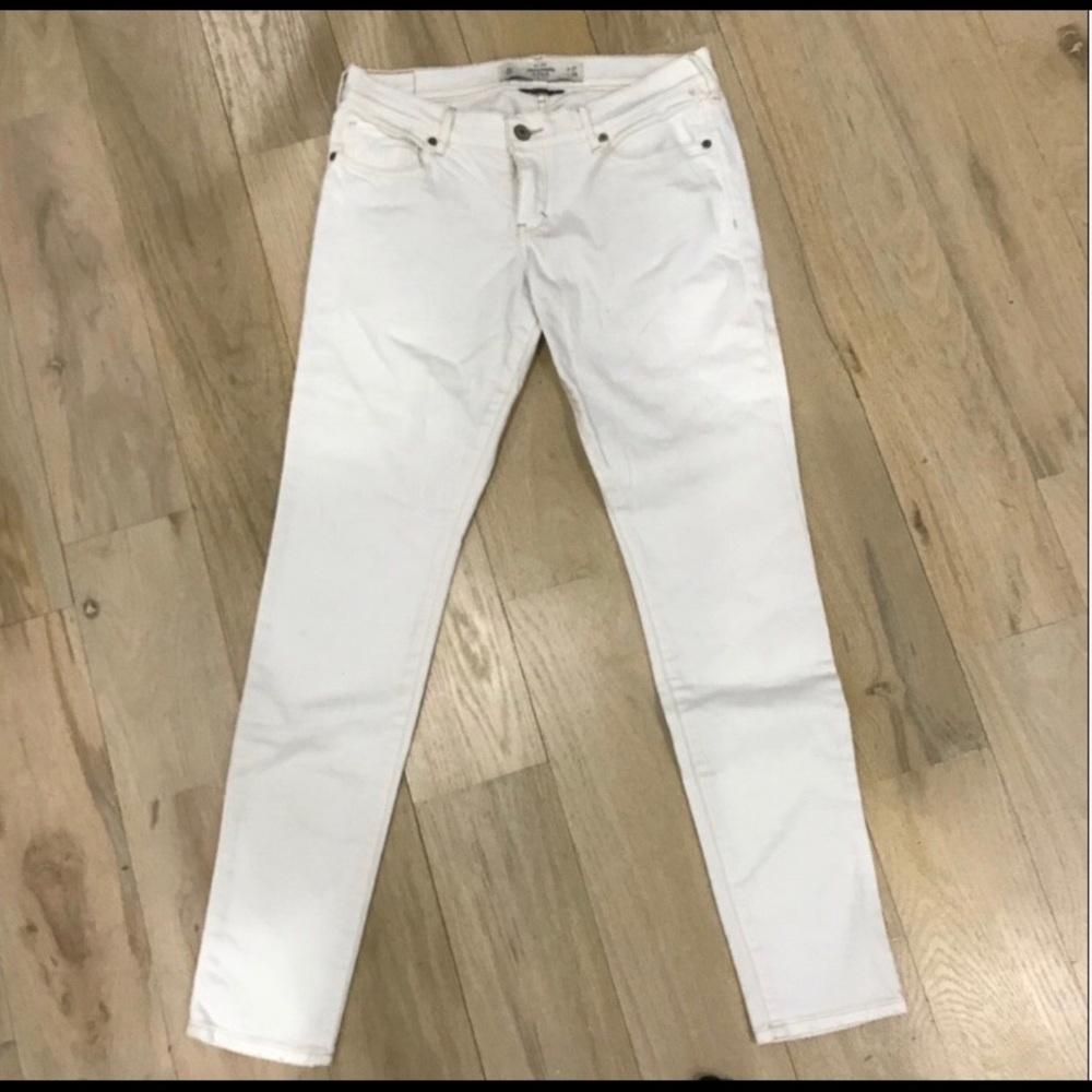 Abercrombie Skinny Jean- White- 4S
